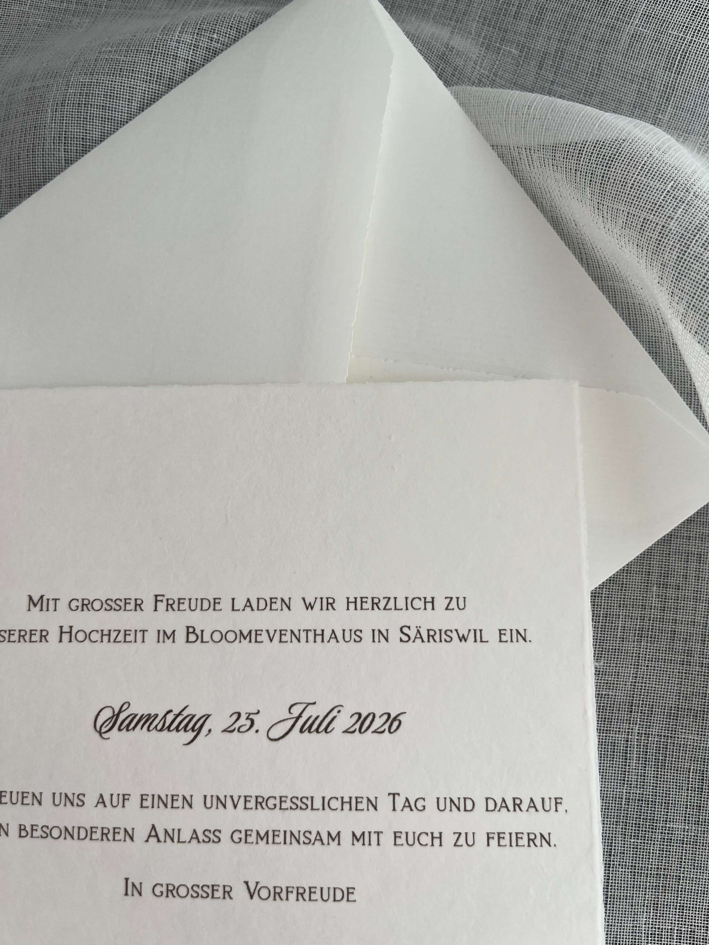 Hochzeitseinladung "Klassik"