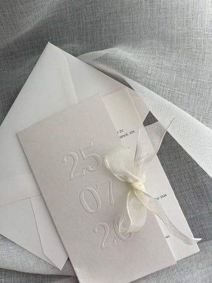 Hochzeitseinladung "Klassik"