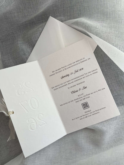 Hochzeitseinladung "Klassik"